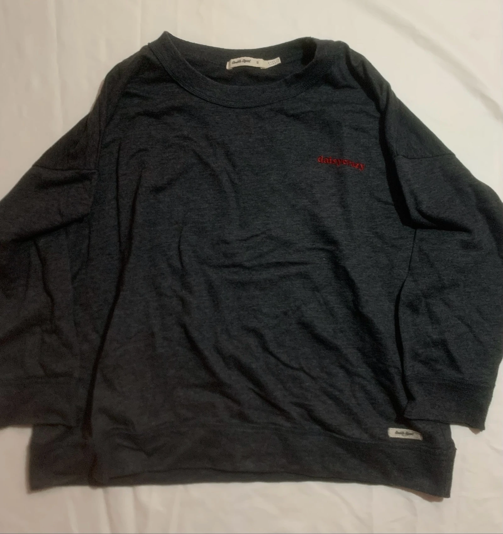 Camiseta Vintage Gris Oversize